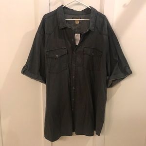 Society of One Gray Snap Shirt